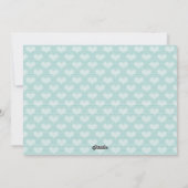 ブルーベビーの初めてのクリスマスツリーフォトカード シーズンカード (裏面)