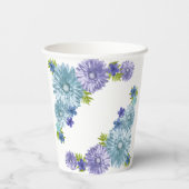 ブルーベビーイン開花ブランチシャワー 紙コップ (裏面)