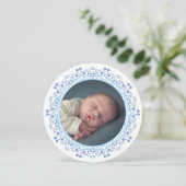 ブルーベビーエレガントかわいいクリエイティブフォトマンダラ (スタンド正面)