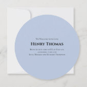 ブルーベビーエレガントかわいいクリエイティブフォトマンダラ (裏面)