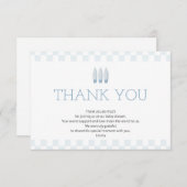 ブルーベビーオンボードサンキューカード サンキューカード (正面/裏面)