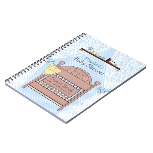 ブルーベビーシャワーゲストハウス –  ノートブック (左側)