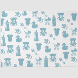 ブルーベビーシャワー 薄葉紙