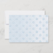 ブルーベビーシューズサンキューカード サンキューカード (裏面)