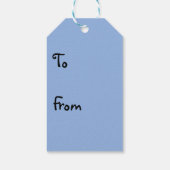 ブルーベビーシューズ ギフトタグ (裏面)