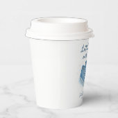 ブルーベビースニーカー赤ちゃんシャワー 紙コップ (右)