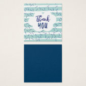 ブルーベビースプリンクルありがとうラベルfor a Boy (正面&裏面)