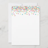 ブルーベビースプリンクルシャワー招待状 招待状 (裏面)