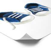 ブルーベビース絵画ニーカーズプリント ポスター (角)