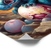 ブルーベビードラゴンとハッチリング ポスター (角)