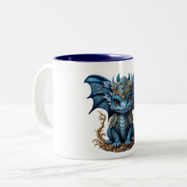 ブルーベビードラゴン2トーンマグ ツートーンマグカップ