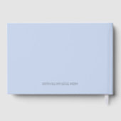 ブルーベビーブックフォイルド台本お母さん用記念テープ ゲストブック (裏面)