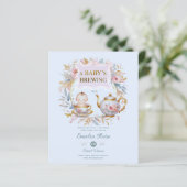 ブルーベビーブルーイング茶パーティーシャワーフローラブランチ (スタンド正面)