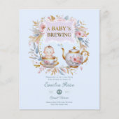 ブルーベビーブルーイング茶パーティーシャワーフローラブランチ (正面)