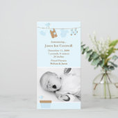 ブルーベビーランドリー生誕発表 案内状 (スタンド正面)