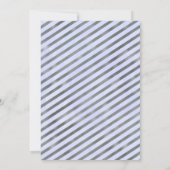 ブルーベビー外は寒いベビーシャワー招待状 招待状 (裏面)