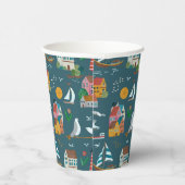 ブルーベビー航海のシャワーパーティー 紙コップ (右)