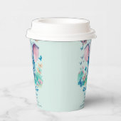 ブルーベビー象ベビーシャワー 紙コップ (右)