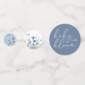 ブルーベビー開花フローラワイルドフラワーベビーシャワー コンフェッティ (正面)