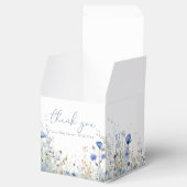 ブルーベビー開花フローラワイルドフラワーベビーシャワー フェイバーボックス (オープン)