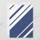 ブルーベビーQフローラバラパステルBBQベビーシャワー サンキューカード (裏面)