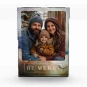 ブルーベホリデーメリーフォトブロック フォトブロック (正面)