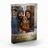 ブルーベホリデーメリーフォトブロック フォトブロック (左)