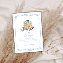 ブルーベリエレガントーフランスのパンケーキ赤ちゃんシャワー