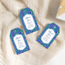 ブルーベリエレガントーベリースイートベビーシャワー ギフトタグ