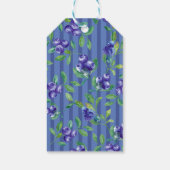 ブルーベリエレガントーベリースイートベビーシャワー ギフトタグ (裏面)