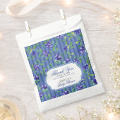 ブルーベリエレガントーベリースイートベビーシャワー フェイバーバッグ (クリップ留めされた状態)