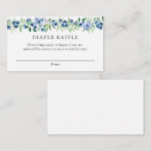 ブルーベリーおむつラッフルエンクロージャカード エンクロージャーカード (正面/裏面)