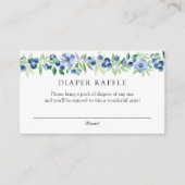 ブルーベリーおむつラッフルエンクロージャカード エンクロージャーカード (正面)