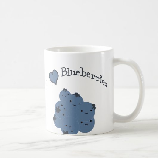 ブルーベリーが大好き コーヒーマグカップ (右)