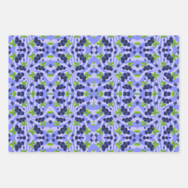 ブルーベリーすべての行事 ラッピングペーパーシート