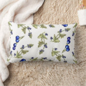 ブルーベリーつる植物腰枕 ランバークッション (ブランケット)