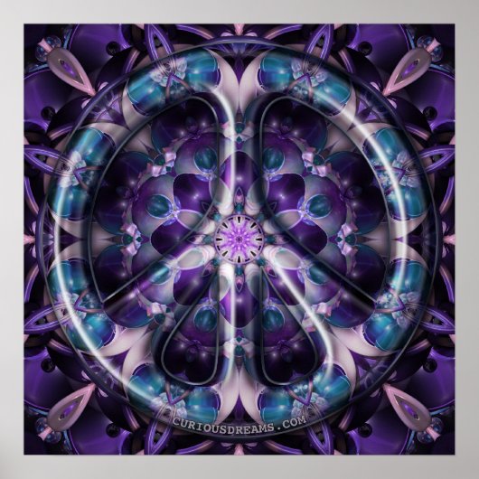 ブルーベリーとクリームピース ポスター (正面)