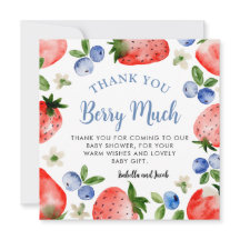 ブルーベリーとストロベリーサンキュー