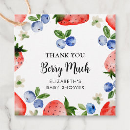 ブルーベリーとストロベリーサンキュー フェイバータグ