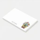 ブルーベリーとバードハウスを備えたロビンズ ポストイット (アングル)