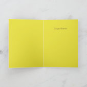 ブルーベリーとバードハウスアートを持つロビン カード (内部)