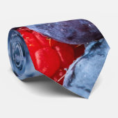 ブルーベリーとラズベリー ネクタイ (ロール)