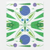 ブルーベリーのガーディアンフリース（3サイズ） フリースブランケット (正面)