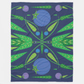 ブルーベリーのガーディアンフリース(3サイズ) フリースブランケット (正面)