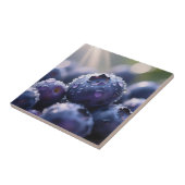 ブルーベリーのクローズアップ タイル (側面)