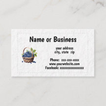 ブルーベリーのバスケット