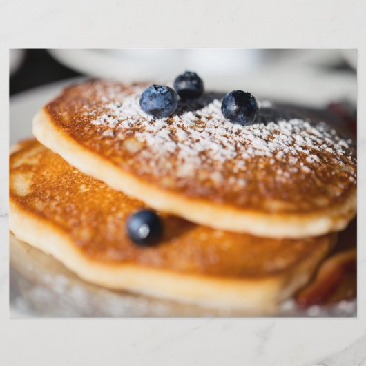 ブルーベリーのパンケーキ チラシ (正面)