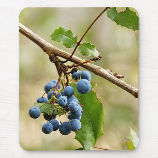 ブルーベリーのマウスパッド マウスパッド (正面)