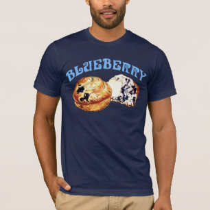 ブルーベリーのマフィン Tシャツ