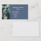 ブルーベリーの名刺 名刺 (正面/裏面)